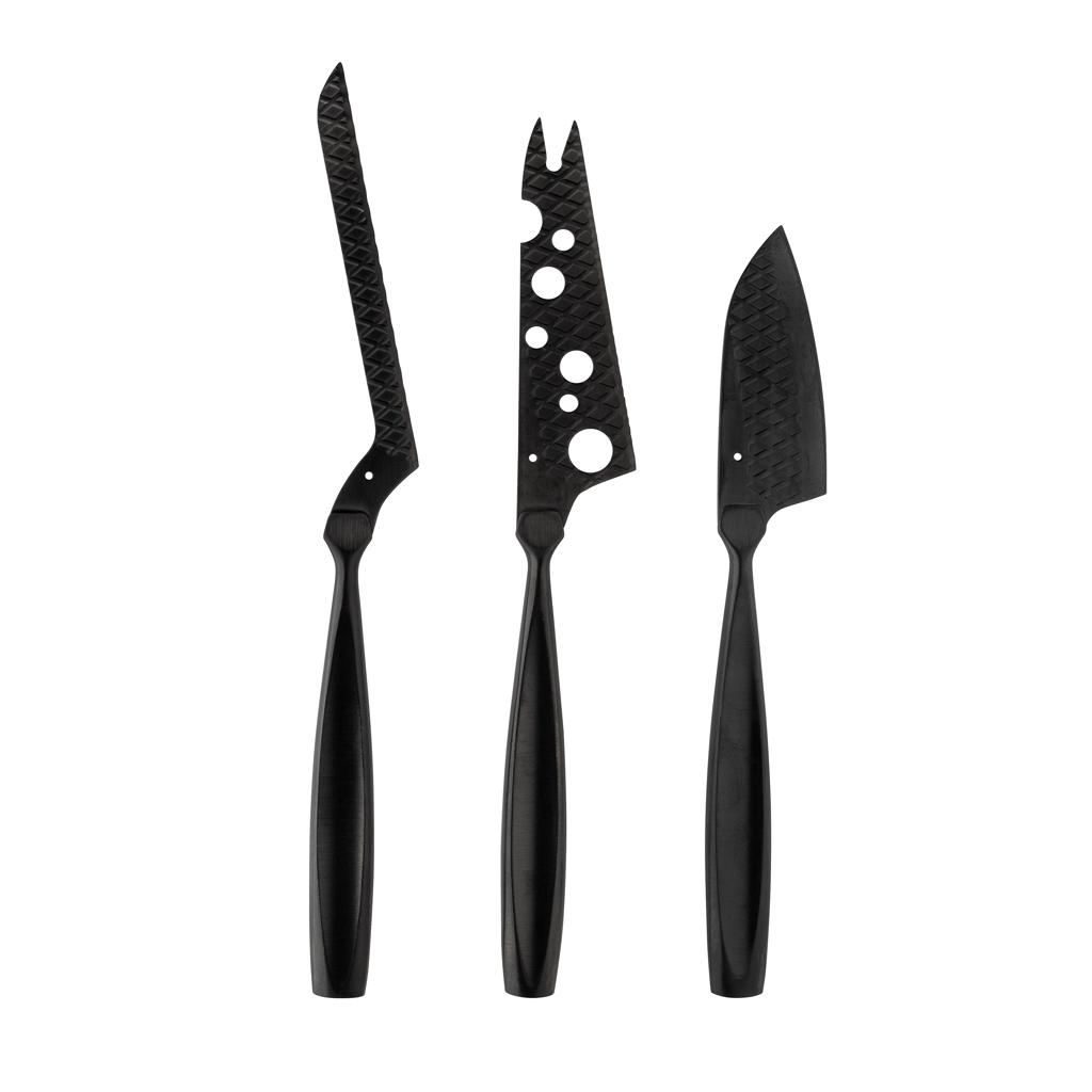 BOSKA Cheese Knife Set Monaco+ Black black