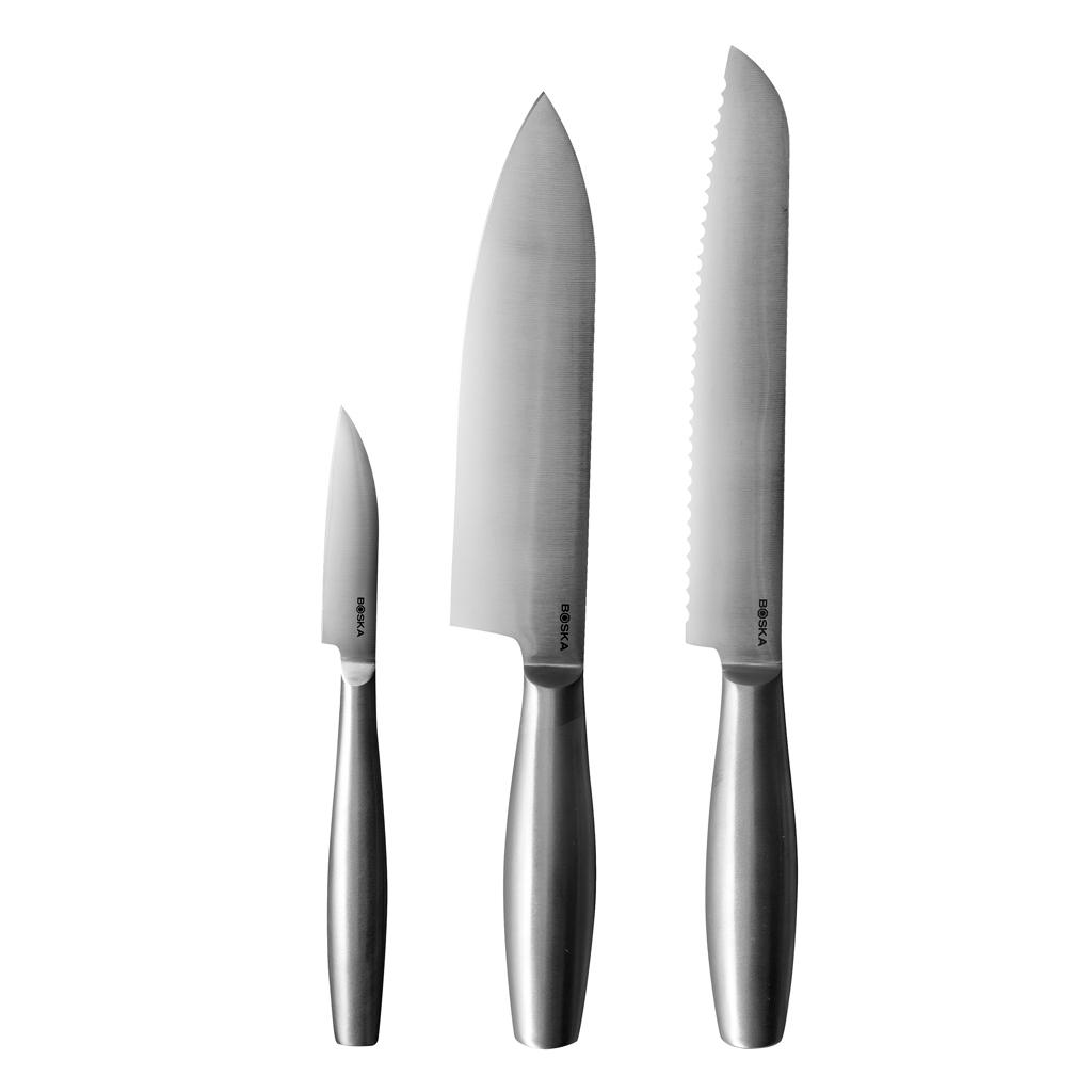 Set 3 cuțite bucătărie Boska Copenhagen steel