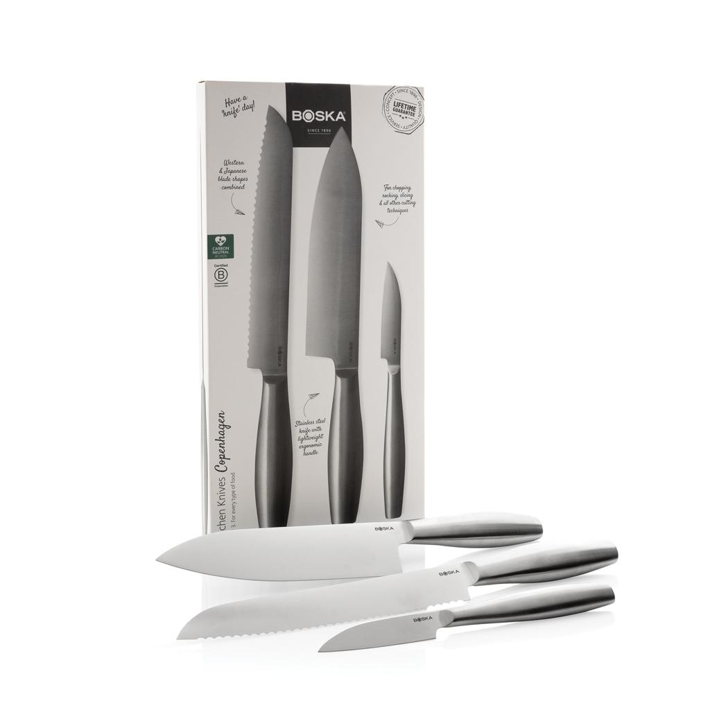 Set 3 cuțite bucătărie Boska Copenhagen steel