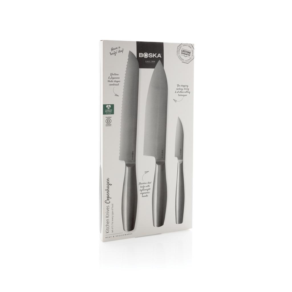 Set 3 cuțite bucătărie Boska Copenhagen steel
