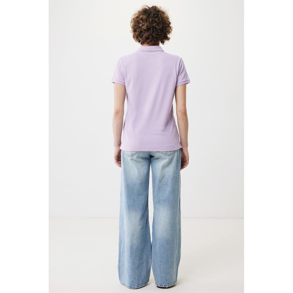 Iqoniq Yosemite women recycled cotton pique polo lavender L