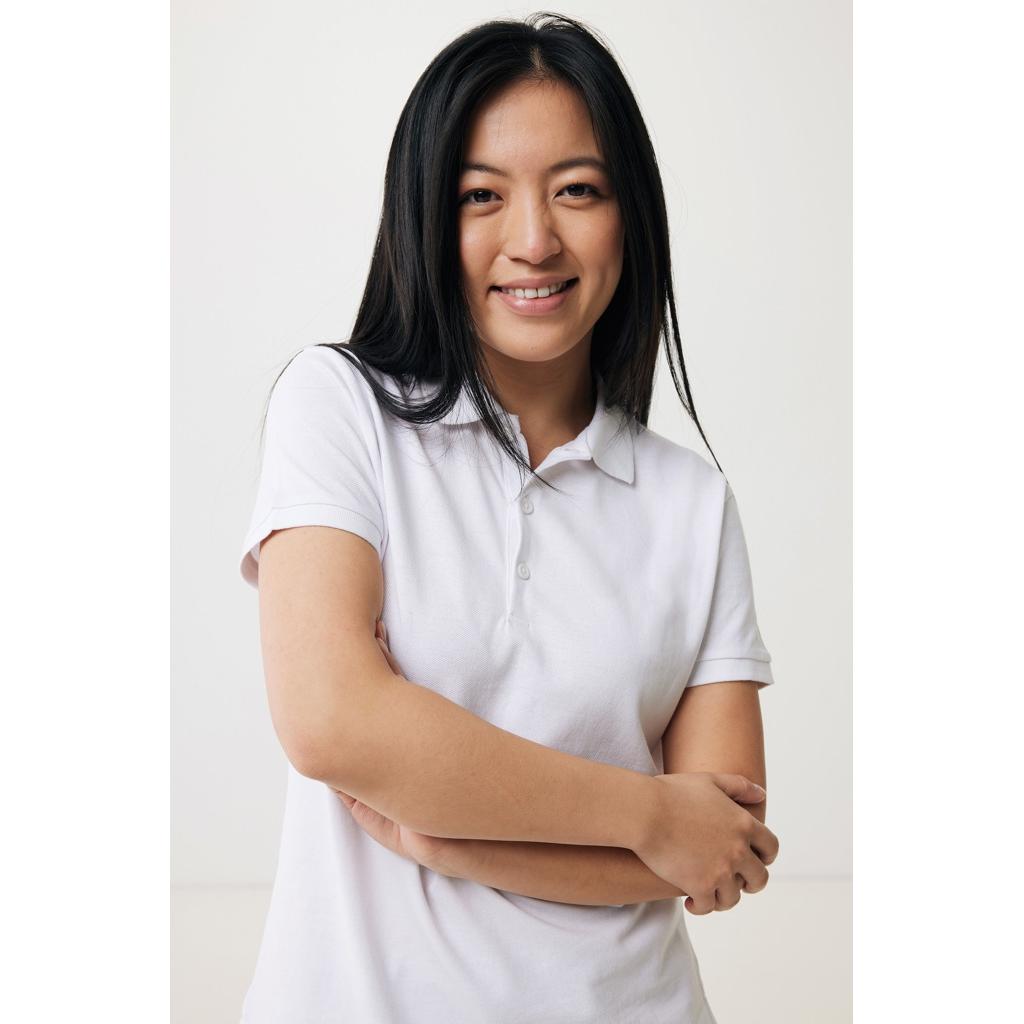 Iqoniq Yosemite women recycled cotton pique polo transparent L