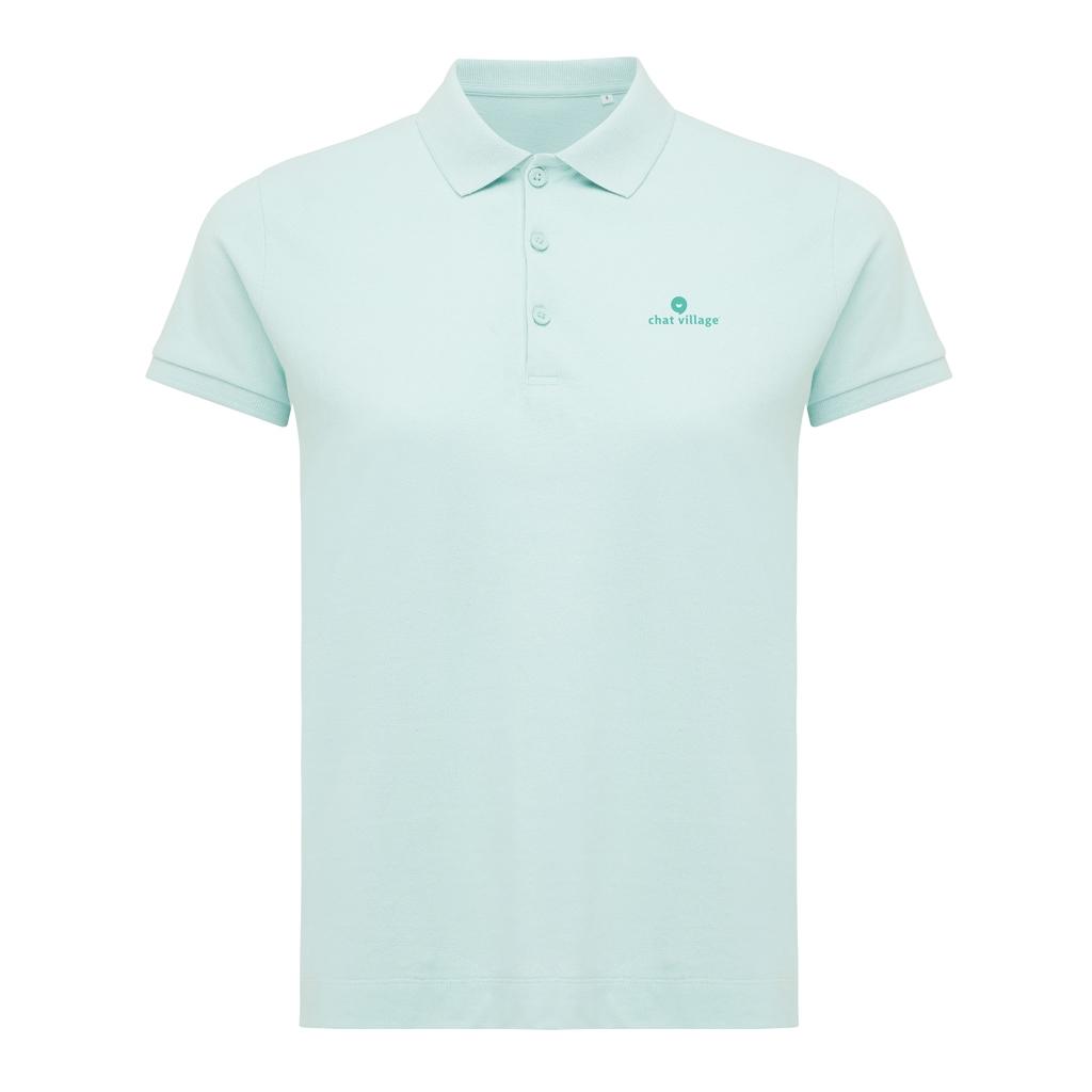 Iqoniq Yosemite women recycled cotton pique polo crushed mint L