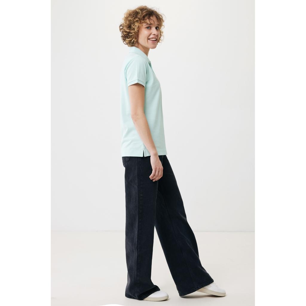 Iqoniq Yosemite women recycled cotton pique polo crushed mint L