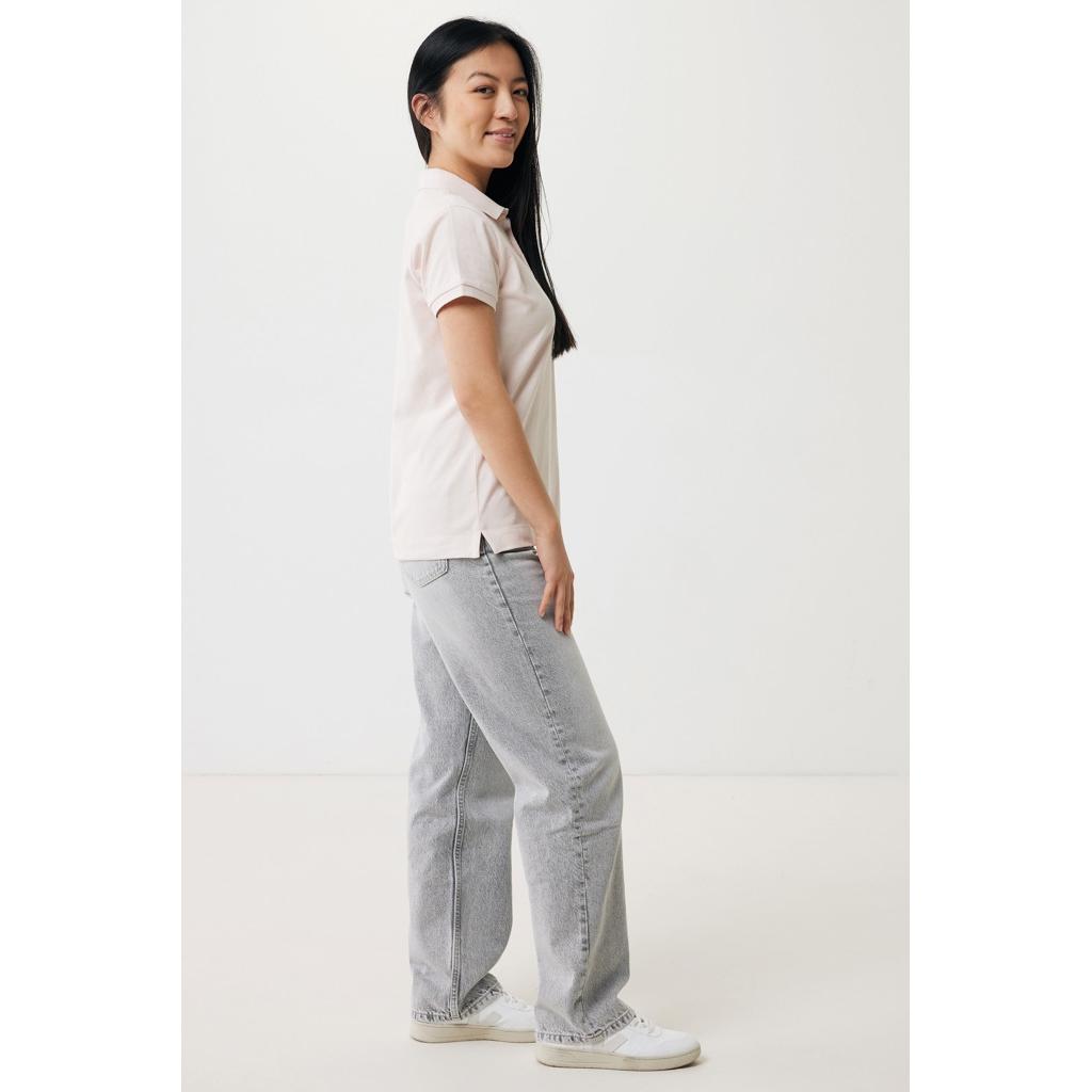Iqoniq Yosemite women recycled cotton pique polo cloud pink XL