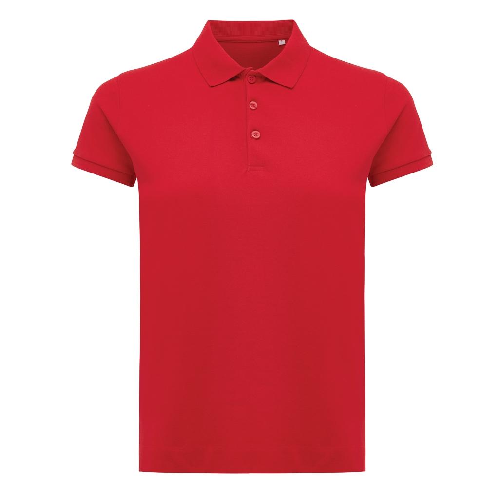 Iqoniq Yosemite women recycled cotton pique polo red M