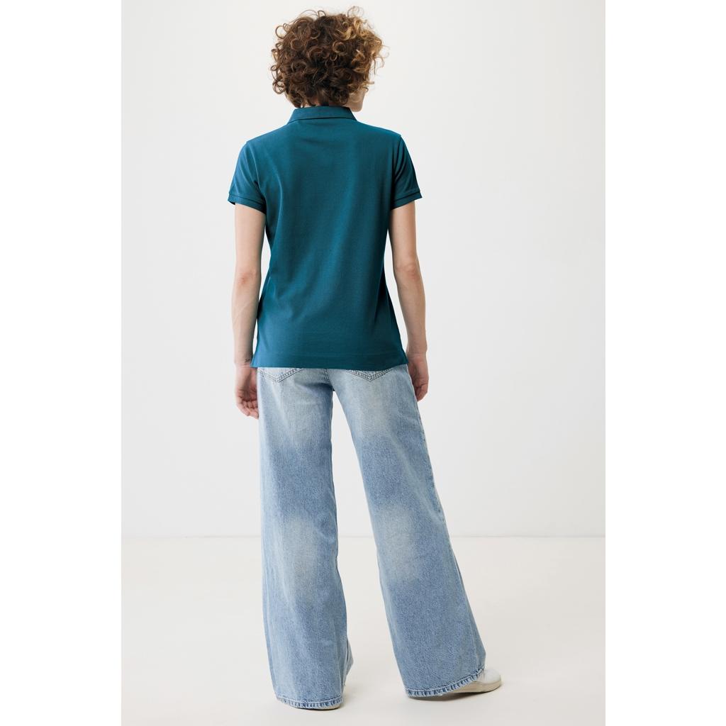 Tricou polo bumbac Iqoniq Yosemite dark teal L