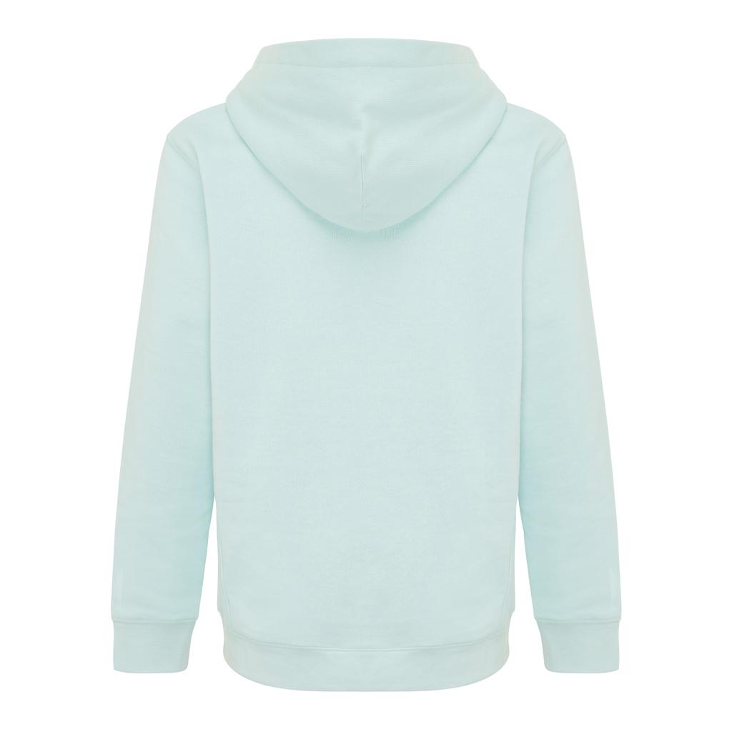Iqoniq Yengo kids recycled cotton hoodie with sidepockets crushed mint 11 - 12 ani
