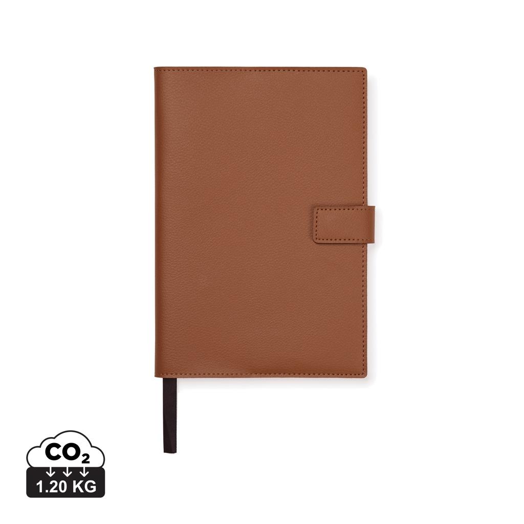 VINGA Timo PU RCS RPET notebook brown
