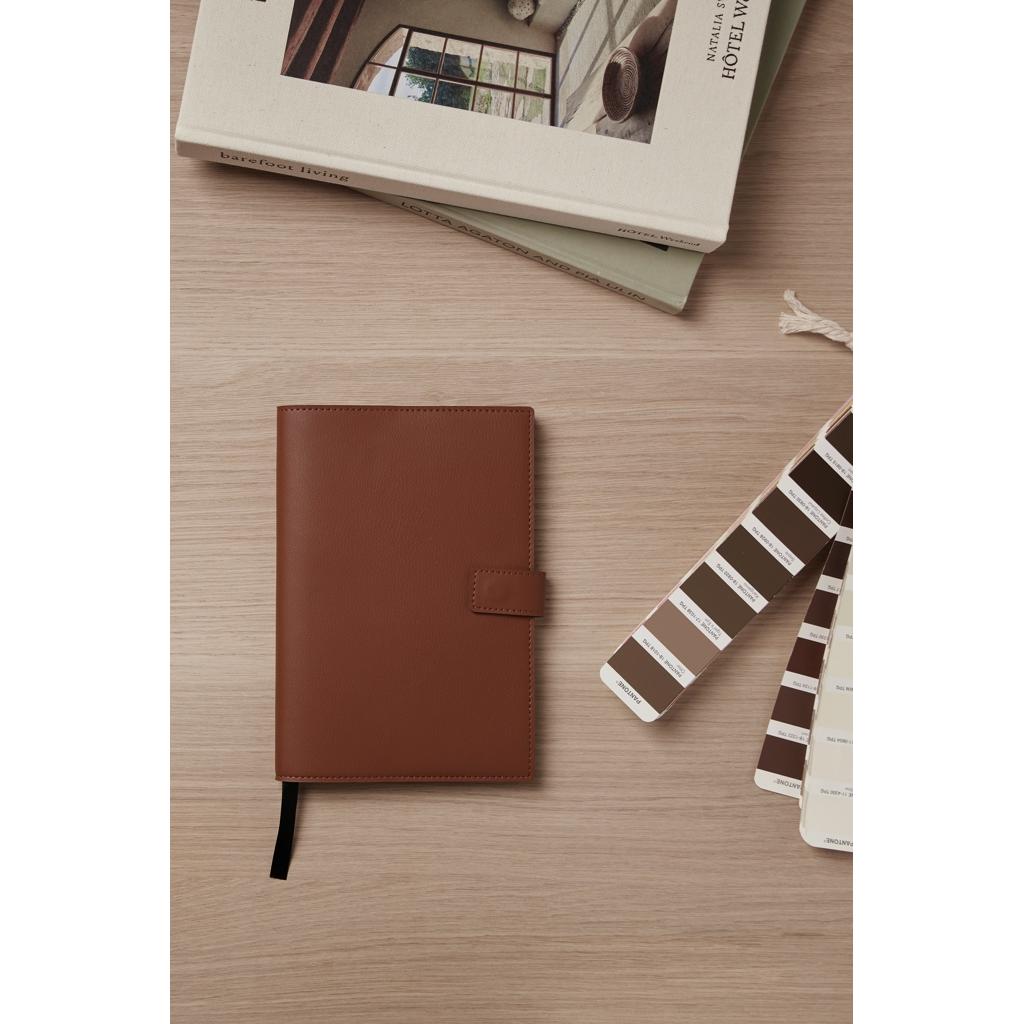 VINGA Timo PU RCS RPET notebook brown