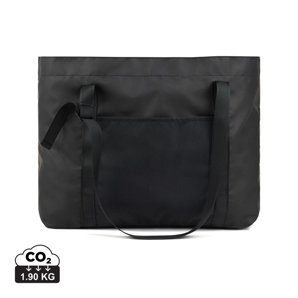 VINGA Livorno GRS recycled polyester maxi tote black
