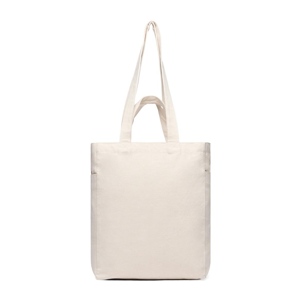 VINGA Hilo AWARE™ recycled canvas zip tote off white