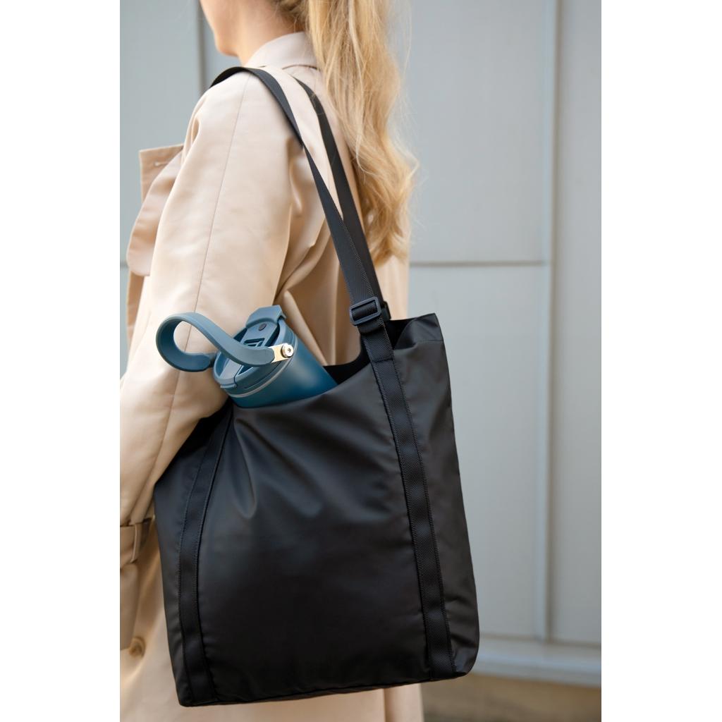 VINGA Livorno GRS recycled polyester tote black