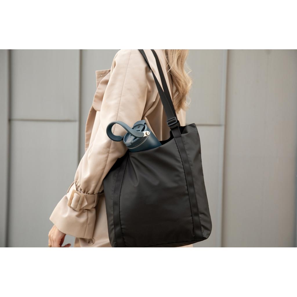VINGA Livorno GRS recycled polyester tote black