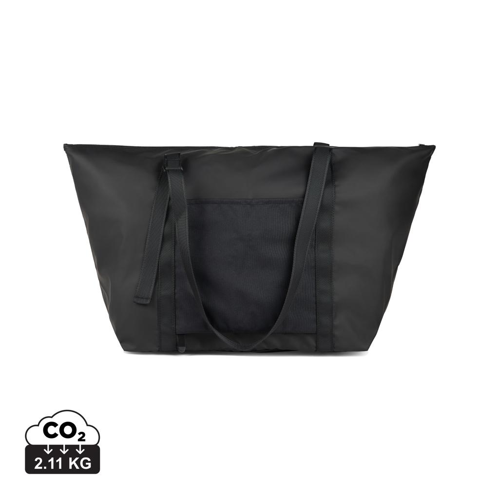 VINGA Livorno GRS recycled polyester weekend bag black