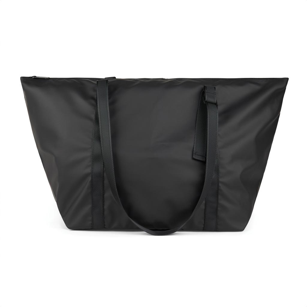 VINGA Livorno GRS recycled polyester weekend bag black
