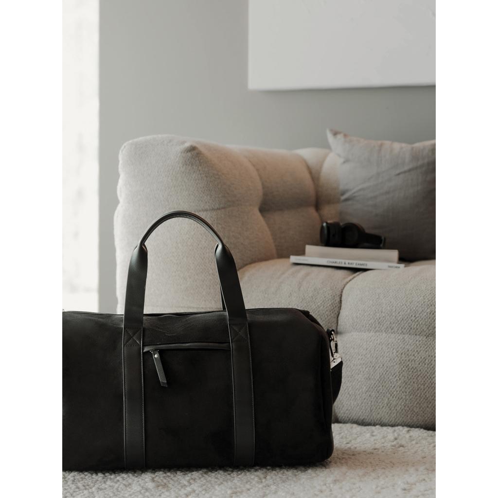 VINGA Marlow RCS recycled polyester weekend bag black