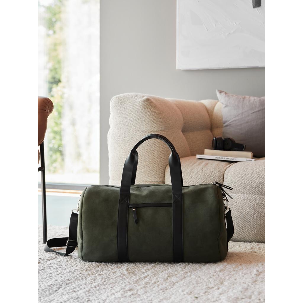 VINGA Marlow RCS recycled polyester weekend bag green
