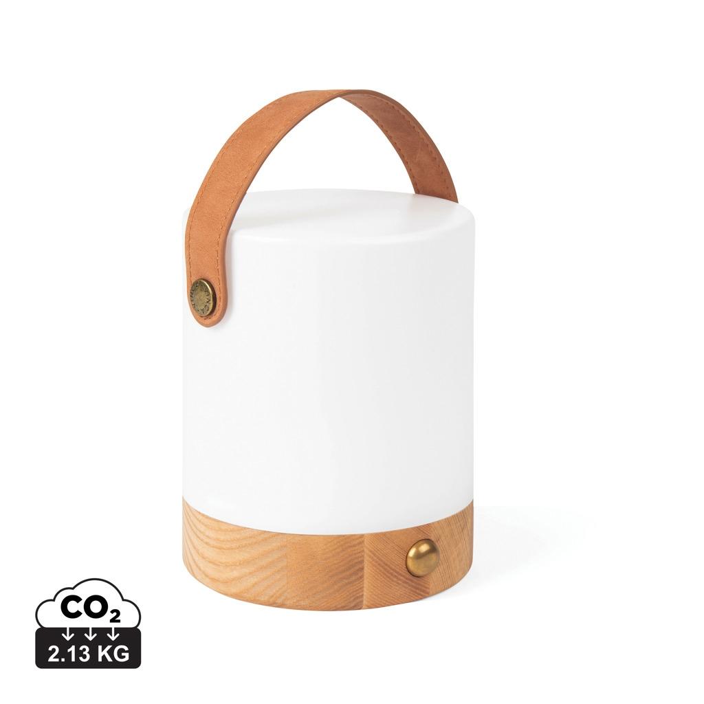 VINGA Narni RCS recycled ABS lantern brown