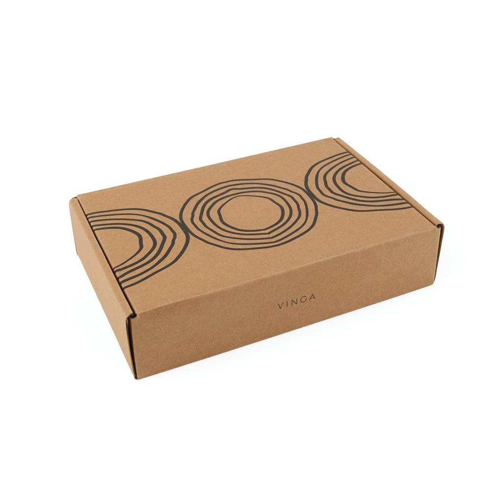 VINGA Minton RCS recycled polyester heat pillow grey