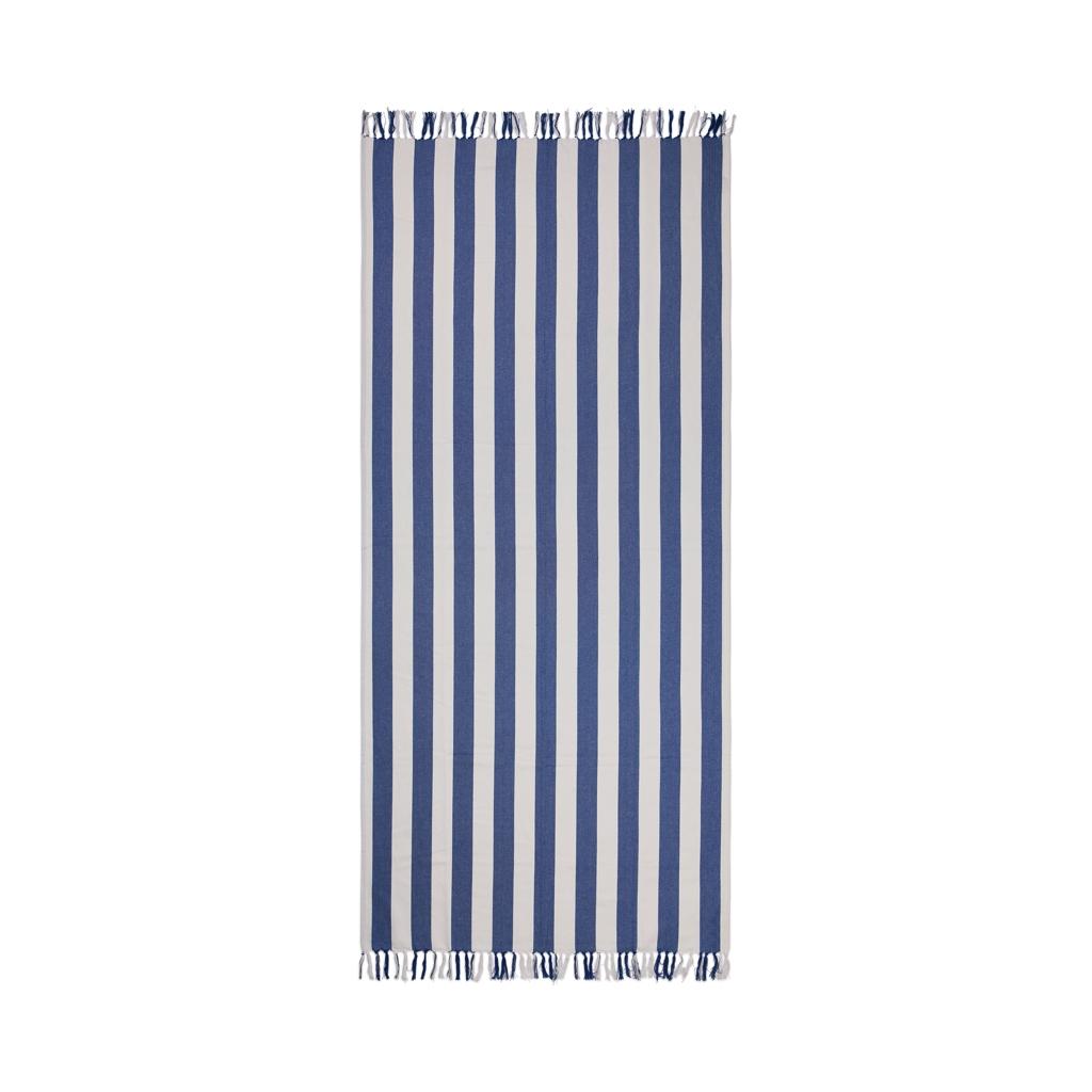 VINGA Ornos GRS recycled cotton hammam towel blue