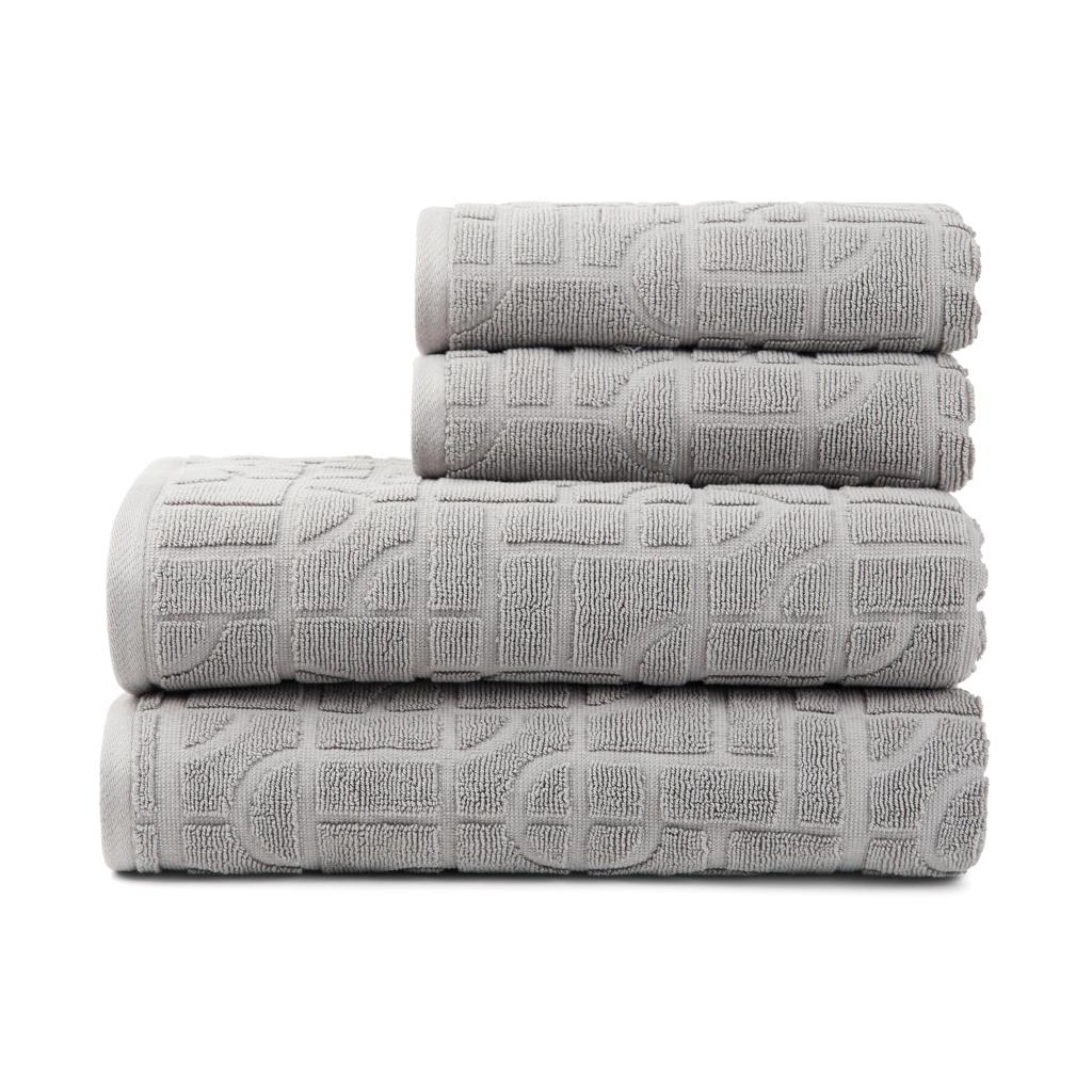 VINGA Verso OCS organic cotton towel, 4 pcs set grey