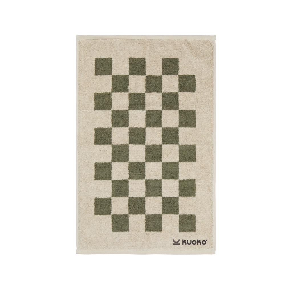 VINGA Elba OCS organic cotton towel, 4 pcs set green