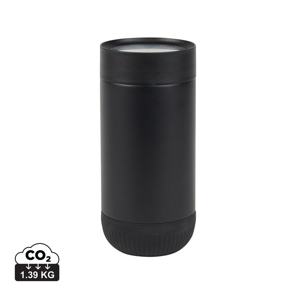 VINGA Erie RCS recycled SS push mug 350 ML black
