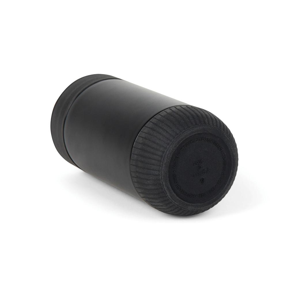 VINGA Erie RCS recycled SS push mug 350 ML black
