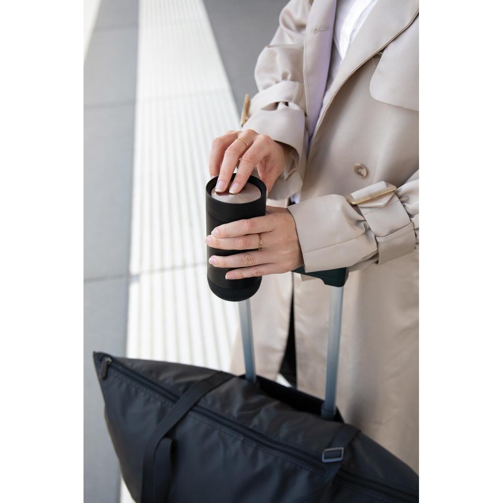 VINGA Erie RCS recycled SS push mug 350 ML black