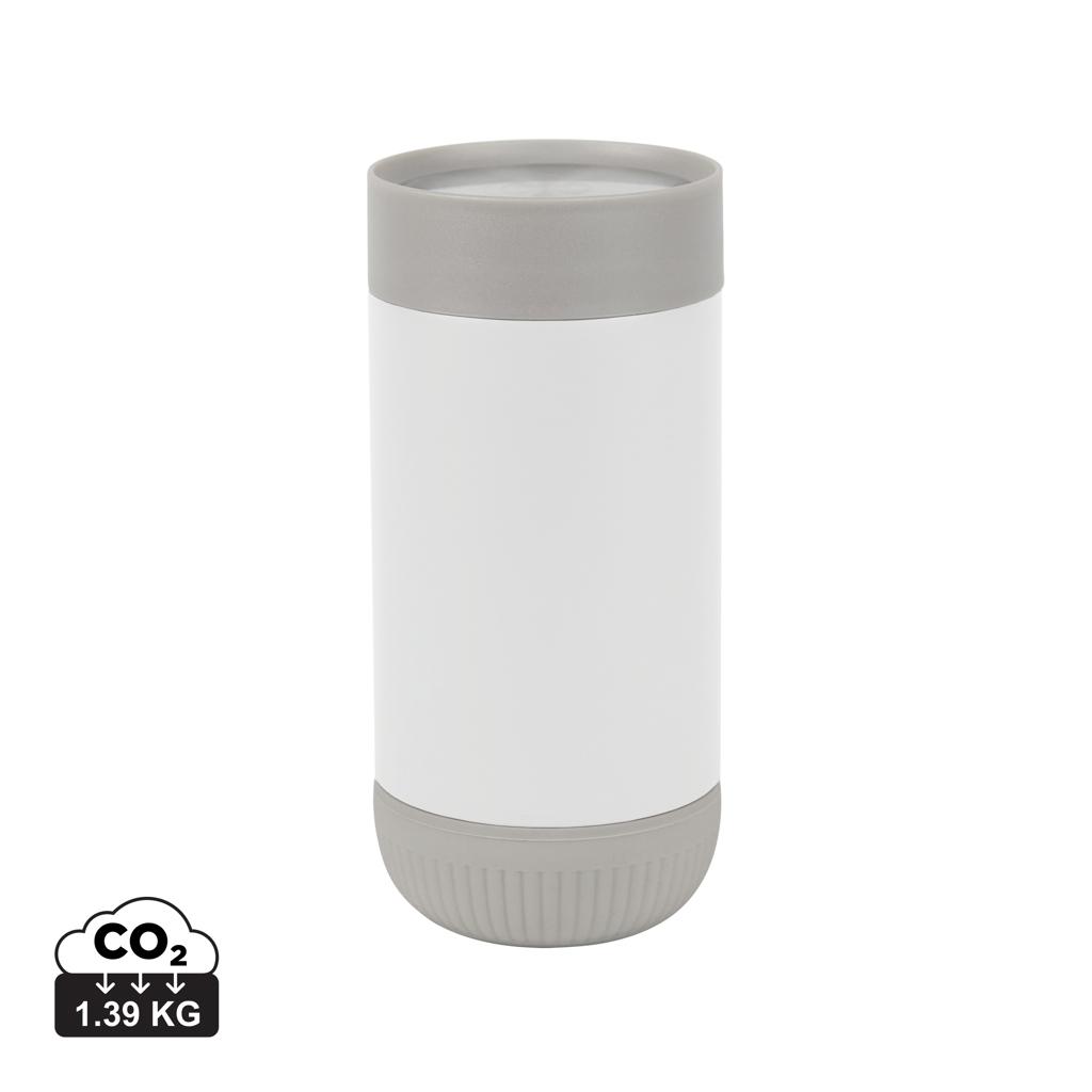 VINGA Erie RCS recycled SS push mug 350 ML transparent