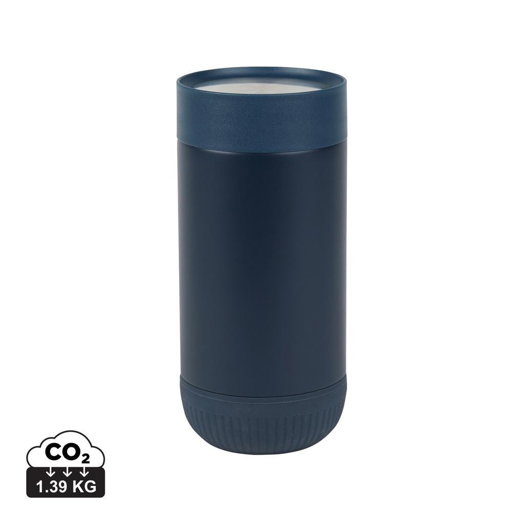 VINGA Erie RCS recycled SS push mug 350 ML blue