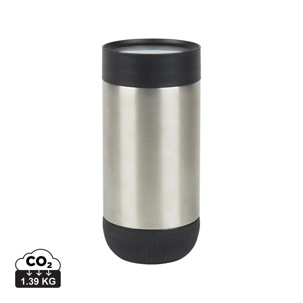 VINGA Erie RCS recycled SS push mug 350 ML silver