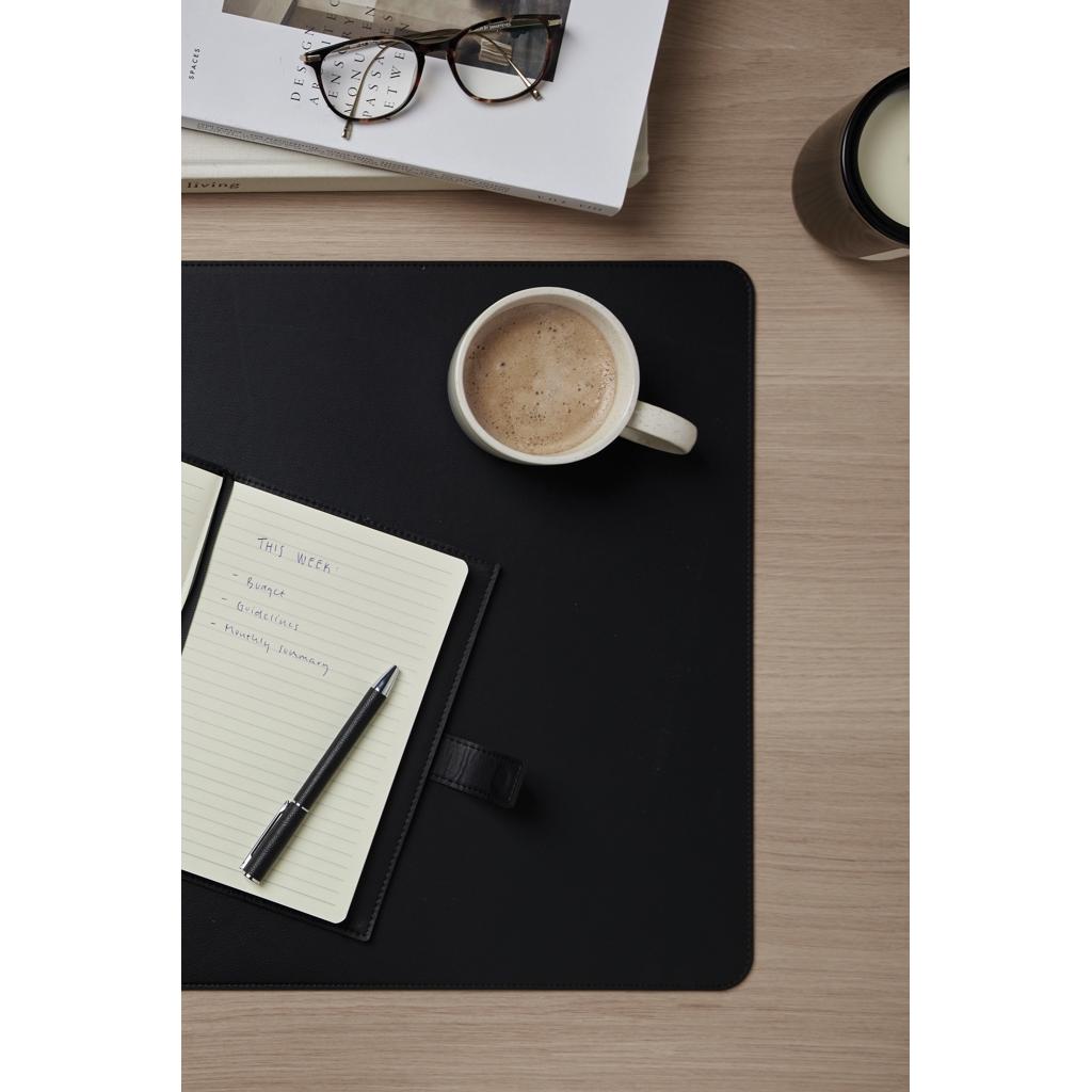 VINGA Timo PU RCS RPET desk pad black