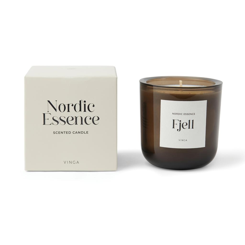 Nordic essence scented candle large white