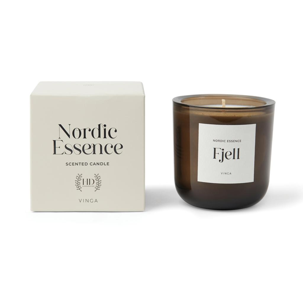 Nordic essence scented candle large white