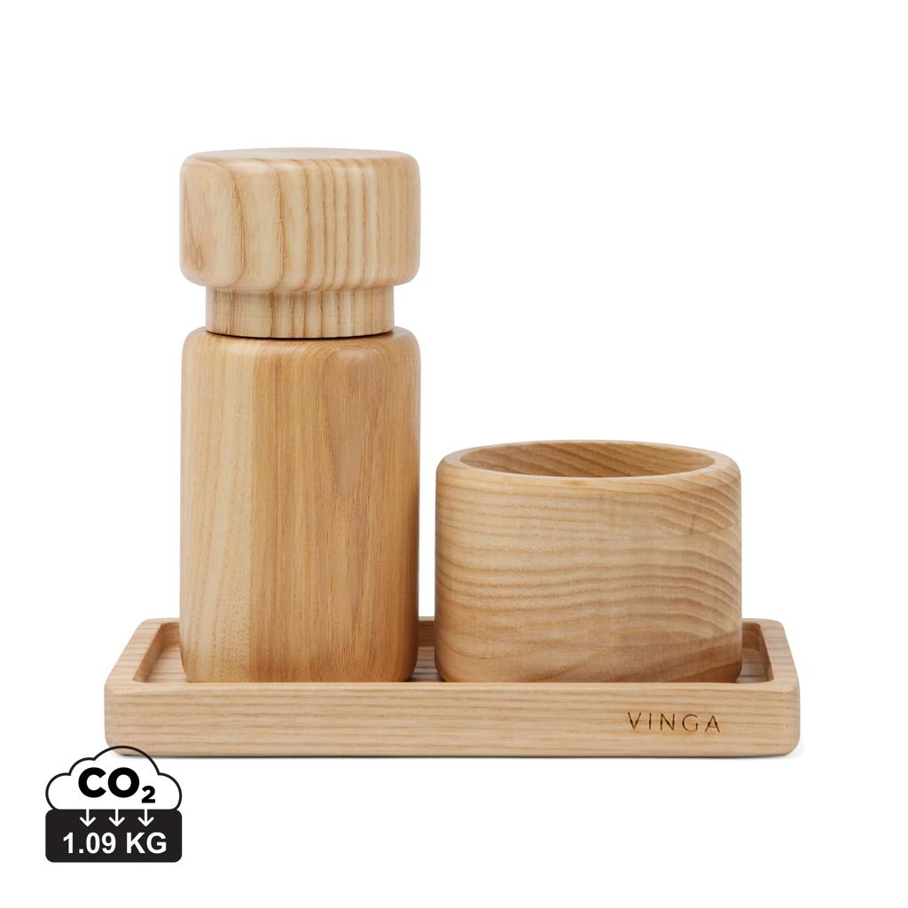 VINGA Retro salt & pepper set brown