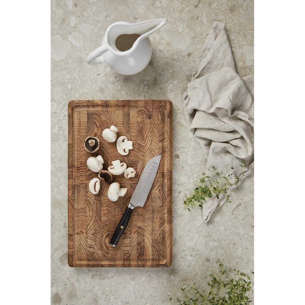 VINGA Tara RCS recycled steel santoku knife steel