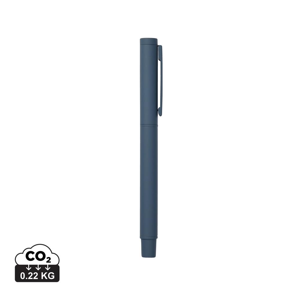 VINGA Baltimore RCS recycled SS pen blue