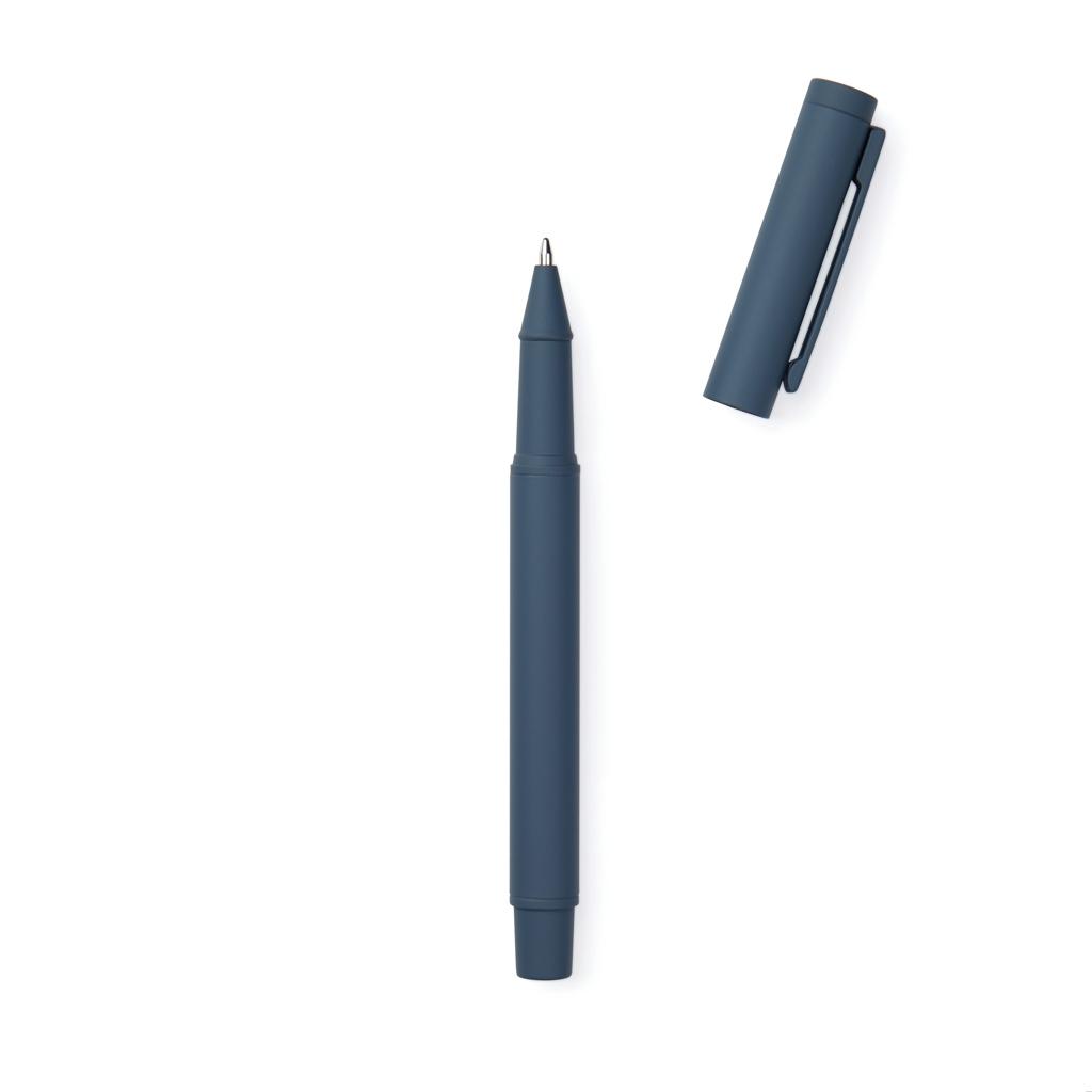VINGA Baltimore RCS recycled SS pen blue