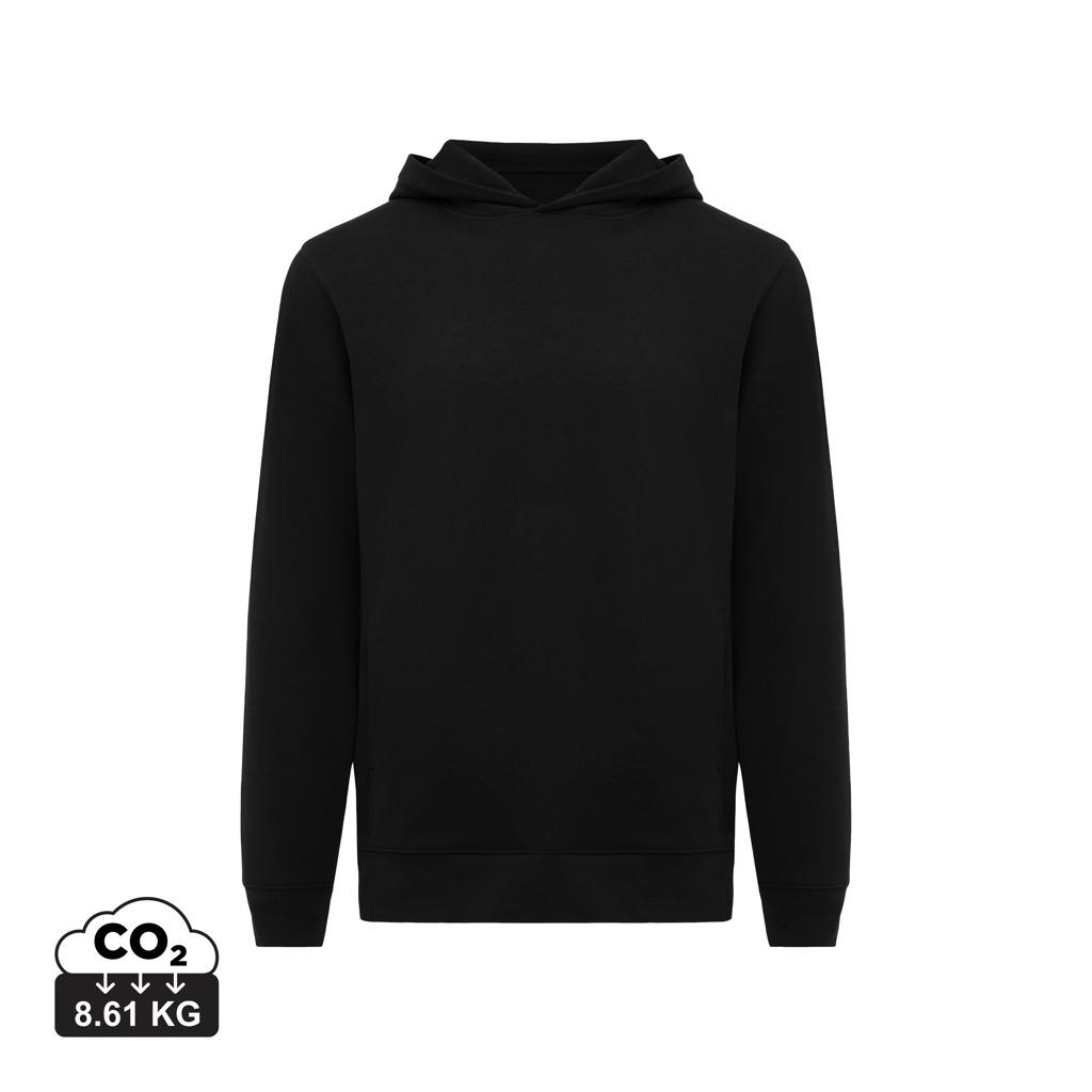 Iqoniq Yengo recycled cotton hoodie with sidepockets black 5XL