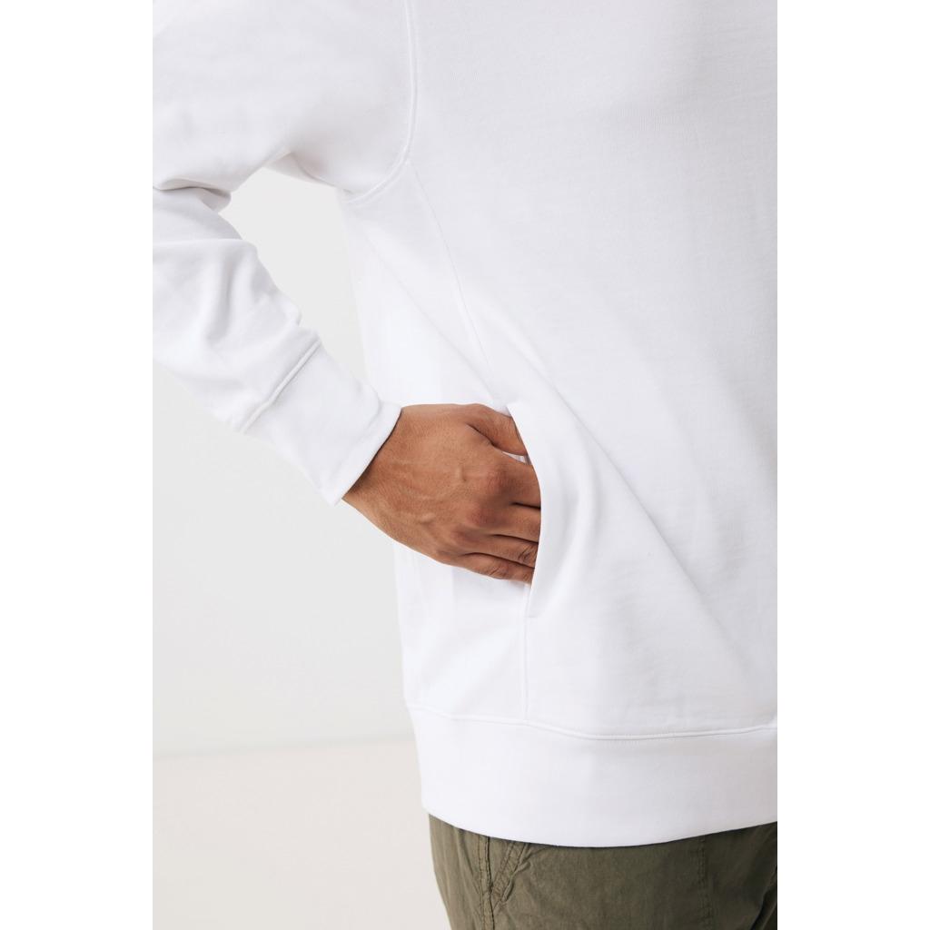Iqoniq Yengo recycled cotton hoodie with sidepockets transparent L