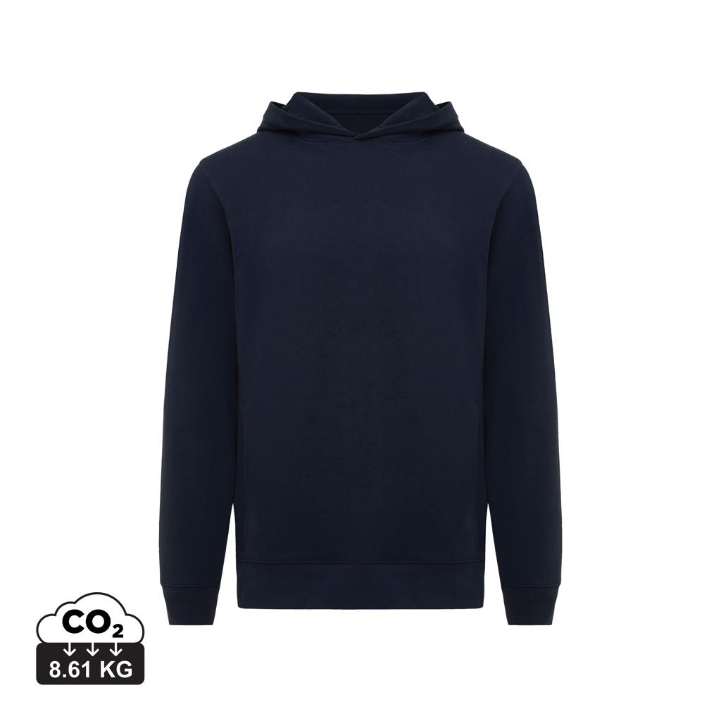 Iqoniq Yengo recycled cotton hoodie with sidepockets navy 5XL