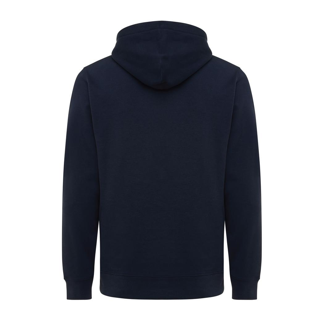 Iqoniq Yengo recycled cotton hoodie with sidepockets navy L
