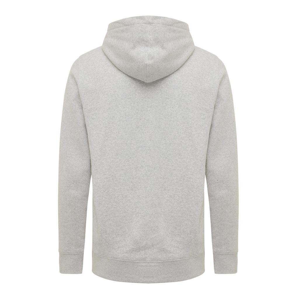 Iqoniq Yengo recycled cotton hoodie with sidepockets light heather grey L