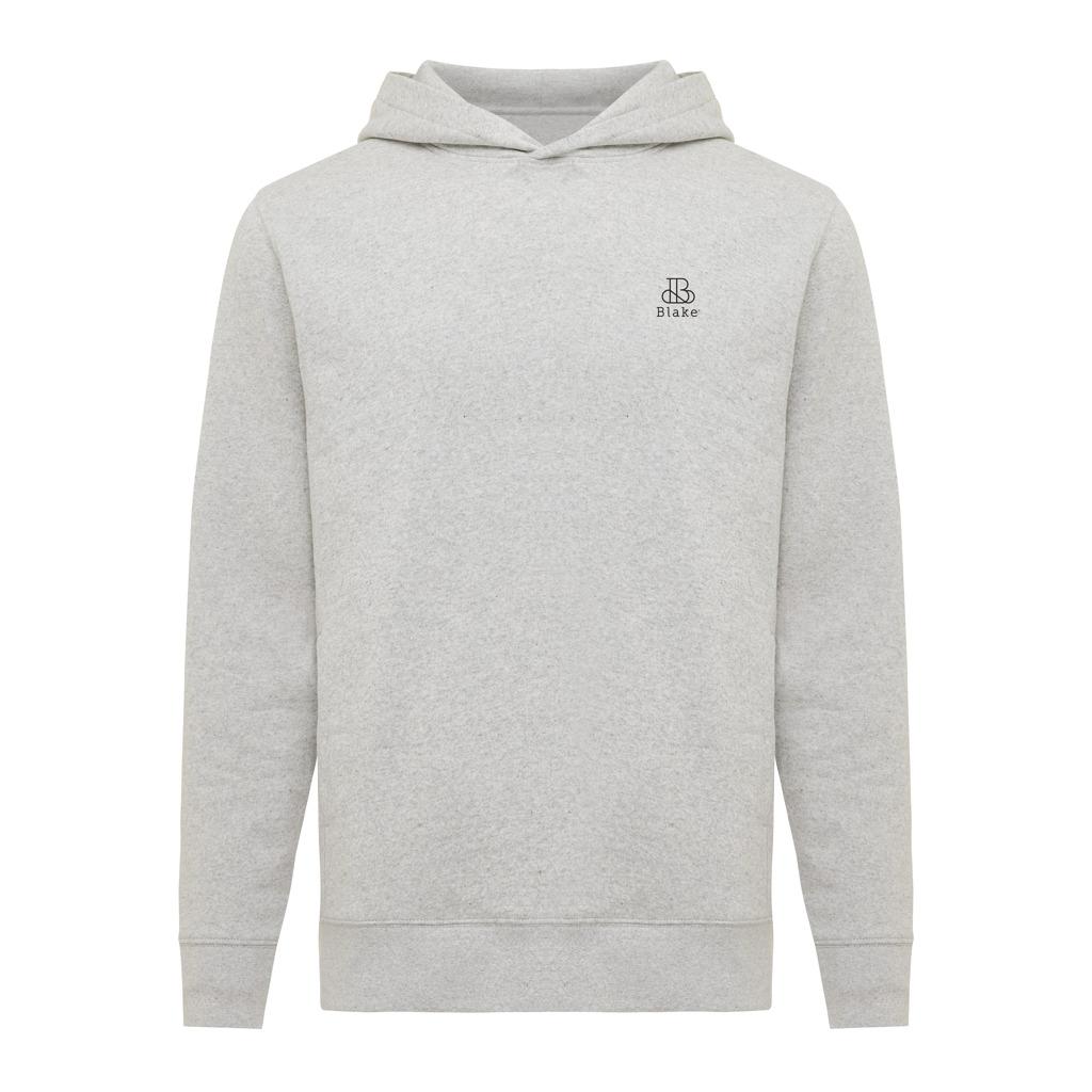 Iqoniq Yengo recycled cotton hoodie with sidepockets light heather grey L
