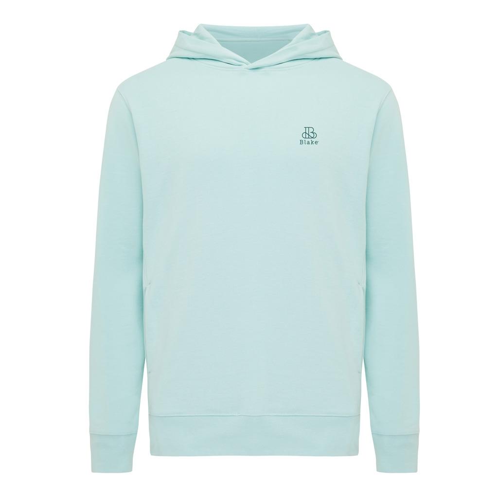 Iqoniq Yengo recycled cotton hoodie with sidepockets crushed mint XL