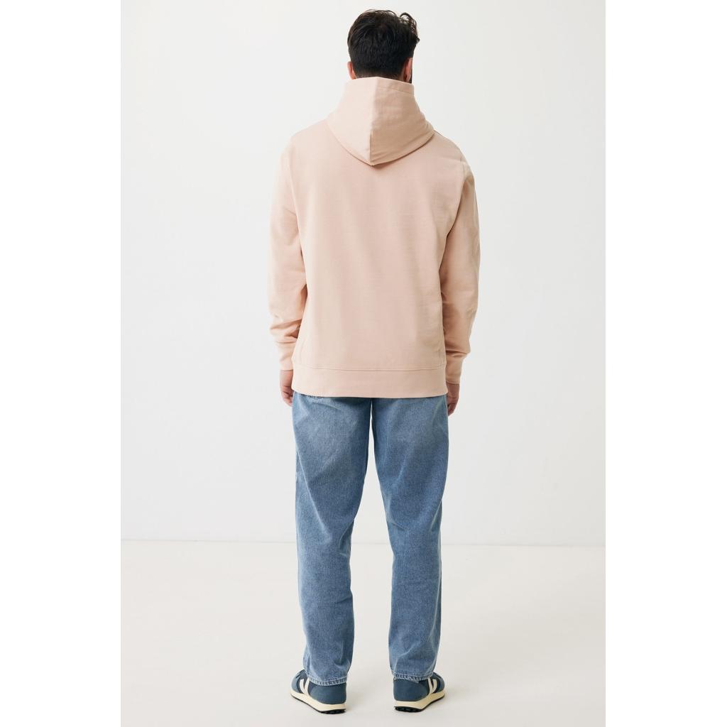 Iqoniq Yengo recycled cotton hoodie with sidepockets peach nectar M