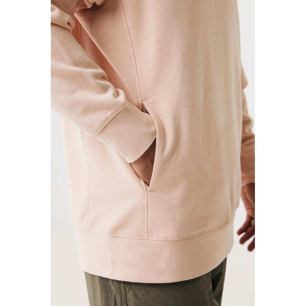 Iqoniq Yengo recycled cotton hoodie with sidepockets peach nectar M