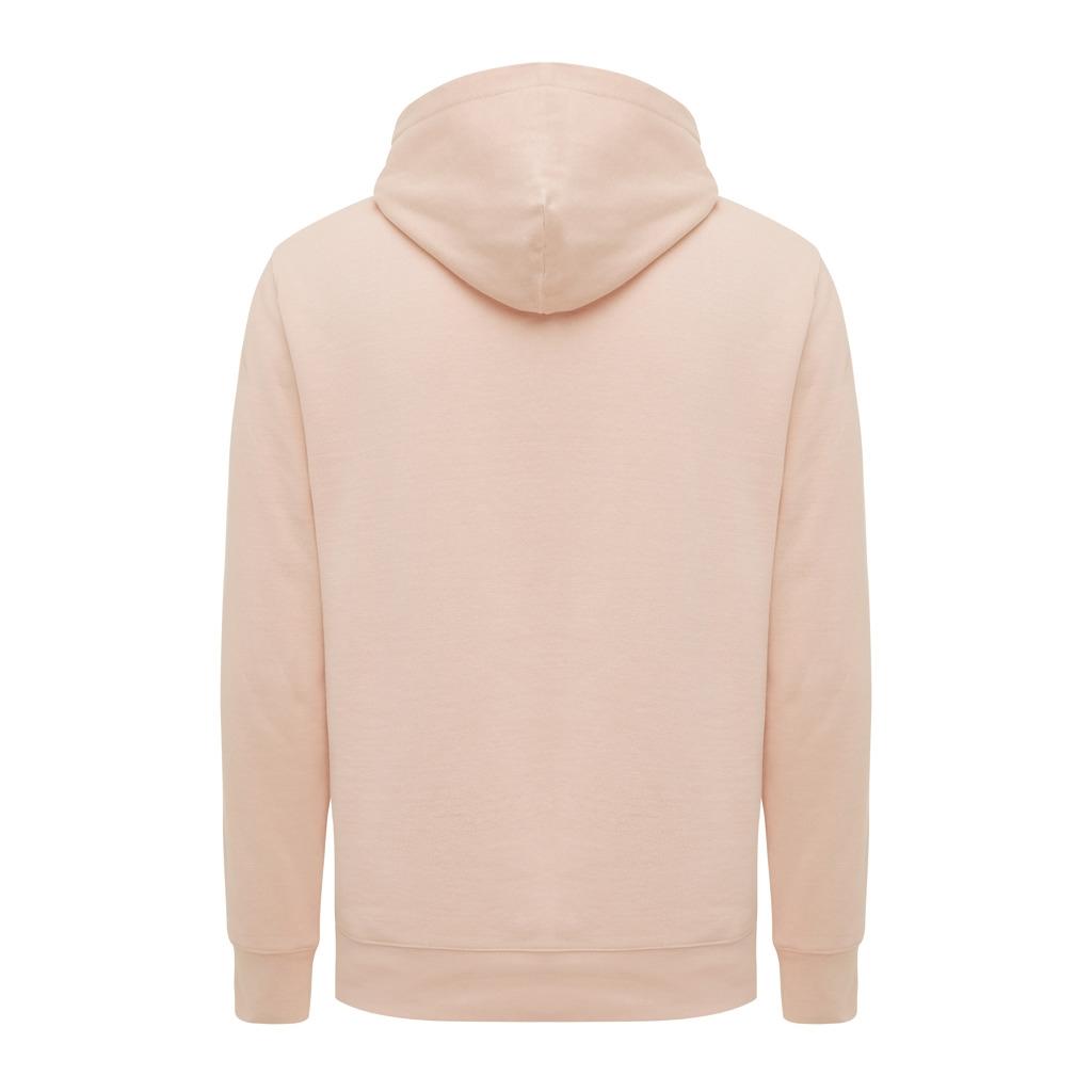 Iqoniq Yengo recycled cotton hoodie with sidepockets peach nectar M